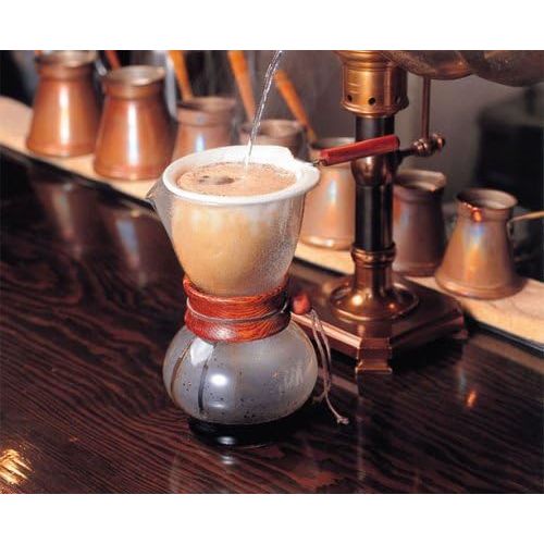  HARIO Kaffeezubereiter, Glas, Holz, farblos,