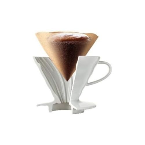  Hario V60 Groesse 02 - 3 Packungen 100 Weissbuch Kaffeefilter VCF-02-100W (insgesamt 300 Papierfilter) Import Japan