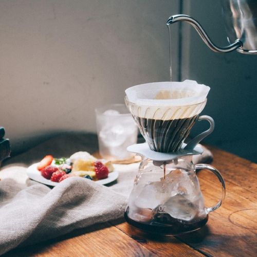  Hario V60 Glass Dripper 03/Filterhalter fuer bis zu 6 Tassen