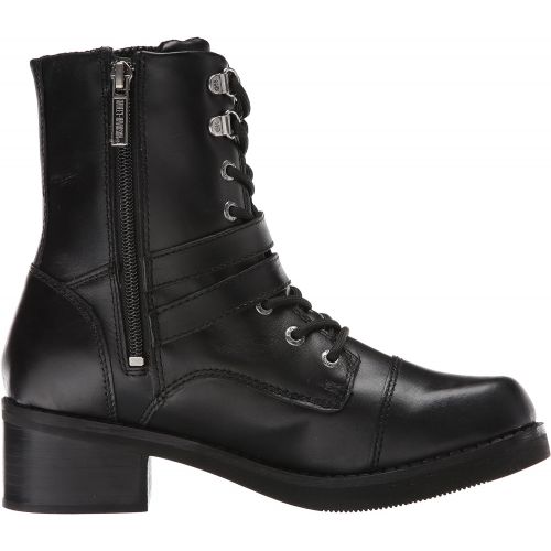  HARLEY-DAVIDSON FOOTWEAR Harley-Davidson Womens Melinda Motorcycle Boot, Black, 6 M US