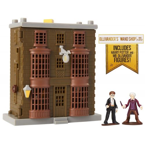  HARRY POTTER Ollivanders Wand Shop Mini Playset, Includes HP and Mr. Ollivander Figures! with 3 Magical Features