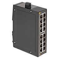 HARTING 24030160010 - Switch, Ha-VIS eCon 3000, 16 Ports, Commercial, Unmanaged Fast Ethernet, DIN Rail, RJ45 x 16