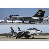 HASEGAWA HAS02106 1:72 Hasegawa F-14A F-14B Tomcat Jolly Rogers History (2 kits) [MODEL BUILDING KIT]