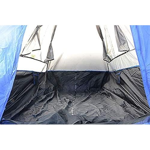  Hasika Waterproof Double Layer Full Size Truck 5.5 Foot Bed Tent with Floor Blue/Grey