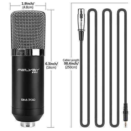  HATCHMATIC Heat! Live Broadcast Sound Card Professional bm 700 Condenser mic with Webcam Package Karaoke Microphone: United States, Sound Card Power sup