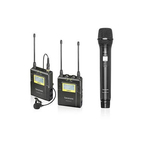  HATCHMATIC Saramonic UWMIC9 Broadcast UHF Camera Wireless Lavalier Microphone System Transmitters and Receivers for DSLR Camera & Camcorder: 1TX-1RX-1HU9