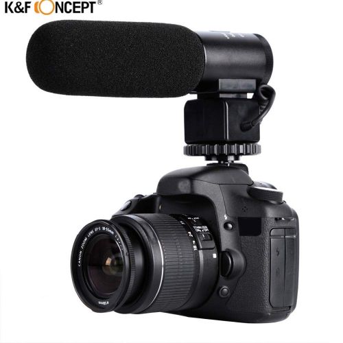  HATCHMATIC K& F Concept Professional DSLR Camera Microphone Interviewing Handheld Wired Mic for Nikon Canon Record Video Studio Camcorder: Australia