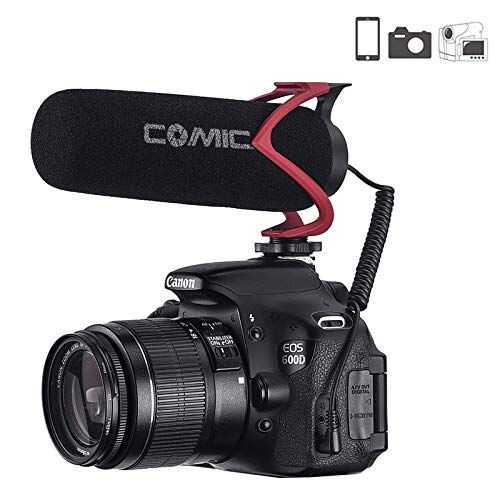  HATCHMATIC Comica CVM-V30 On Camera Microphone Directional Condenser Recording Shotgun Video Mic for iPhone Canon DSLR VS Rode Videomicro: mic with pt-2