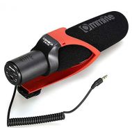 HATCHMATIC Commlite CVM-V30 Photography Interview Video Conference Shotgun MIC Microphone for Nikon Canon DSLR Camera DV Camcorder: Red