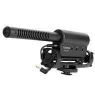 HATCHMATIC Original Takstar SGC-598 Photography Interview Microphone for YouTube Vlogging Video Shotgun MIC for Nikon Canon DSLR: Black
