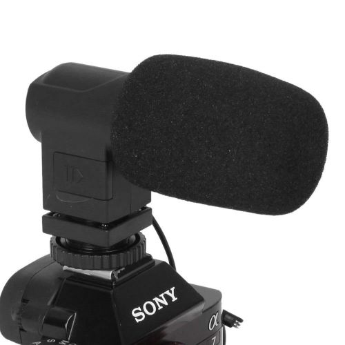  HATCHMATIC BOYA BY-V01 Stereo Condenser Microphone wWindshield for Canon 5D II 5D3 7D 6D 70D 60D 600D 650D DSLR