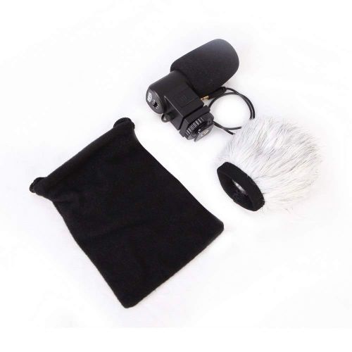  HATCHMATIC BOYA BY-V01 Stereo Condenser Microphone wWindshield for Canon 5D II 5D3 7D 6D 70D 60D 600D 650D DSLR