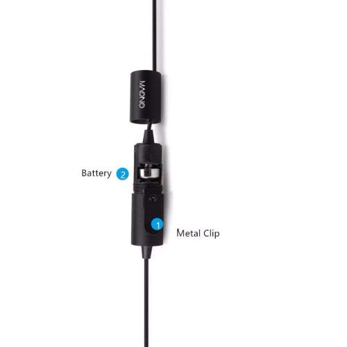  HATCHMATIC MAONO Lavalier Microphone XLR Omnidirectional Condenser Microphone Clip-on Lapel Mic for DSLR Camera Camcorders Voice Recorders
