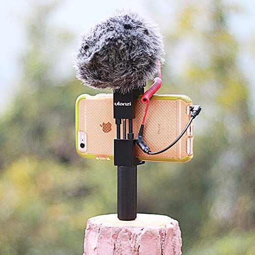  HATCHMATIC BOYA by-MM1 Phone Video Shotgun Microphone Vlogging Recording Mic for iPhone Nikon Canon DSLR CameraSmooth 4DJI Osmo Gimbal: Kit 2