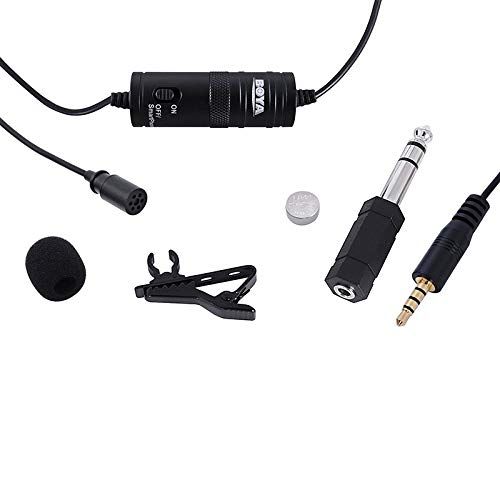  HATCHMATIC BOYA by-M1 Condenser Microphone Audio Video Recorder for iPhone Smartphone for Canon Nikon DSLR Camcorder