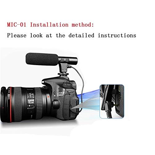  HATCHMATIC Professional Shotgun Condenser Microphone Multifunctional Mount Camera DV Microphones for Canon Nikon D-SLR Portable 3.5mm Mic
