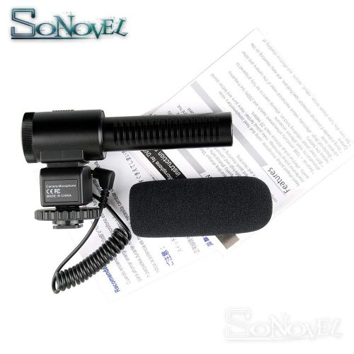  HATCHMATIC Mic DSLR Camera Microphone Professional Photography Interview for Canon EOS M50 M3 M5 M6 800D 760D 750D 77D 80D 5Ds R 7D 6D2 5D4