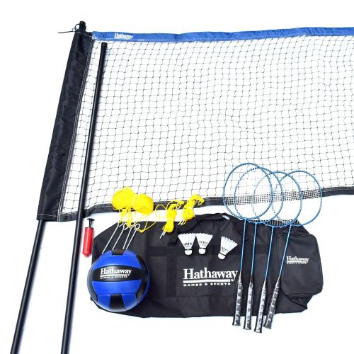  Hathaway VolleyballBadminton Complete Combo Set