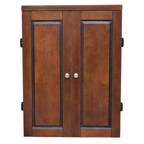  Hathaway Brookline Electronic Dartboard Cabinet Set, Walnut