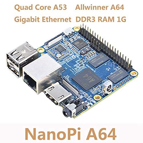  HATOLY NanoPi Allwinner A64 Development Board Quad-core Cortex-A53 Onboard Gigabit Ethernet Card WiFi AXP803 Super Raspberry Pi NP006