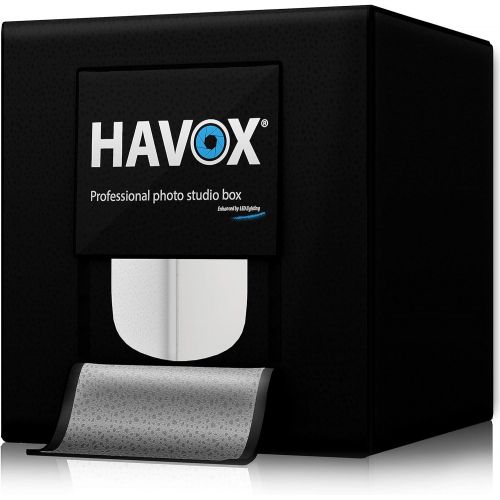  HAVOX - Photo Studio HPB-80XD - Dimension 32x32x32 - Dimmable LED LightingDaylight 5500k - 26,000 lumens - CRI 93 - Make your commercial photos e-commerce