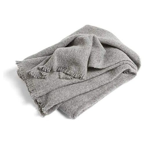  Hay Mono Wool Blanket 130 x 180 cm Steel Grey