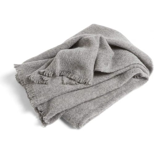  Hay Mono Wool Blanket 130 x 180 cm Steel Grey