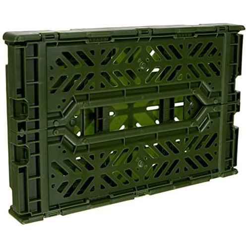  HAY Colour Crate S Transportbox, Kunststoff, Khaki, 26,5cm