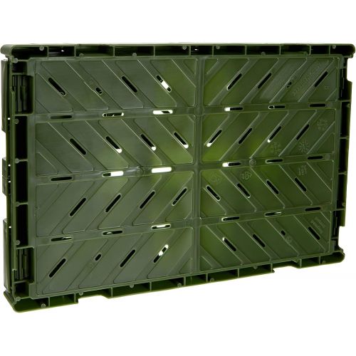  HAY Colour Crate S Transportbox, Kunststoff, Khaki, 26,5cm