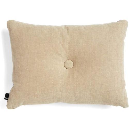  HAY Dot Tint Kissen 60x45cm, beige Stoff Linara 216 Fuellung Polyester 1 Knopf