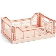 HAY Colour Crate M, Transportbox, Nude, Hoehe: 14,5 cm, Tiefe: 30 cm, Lange: 40 cm