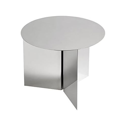  HAY - Slit Table Round Ø 45 x H 35.5 cm, spiegelpoliert