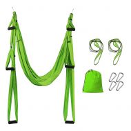 HAohAnwuyg hAohAnwuyg Aerial Yoga Swing Set,Yoga Hammock + Extended Belts +Cloth Bag, Adjustable Anti-Gravity Ceiling Hanging Yoga Sling,Inversion Tool for Gym Home Fitness