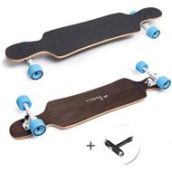 HB Boards HB Longboards kanadischer Ahorn Skateboard Longboard, Freestyle, Carving und Cruising Longboard 42 mit ABEC 9 Kugellagern