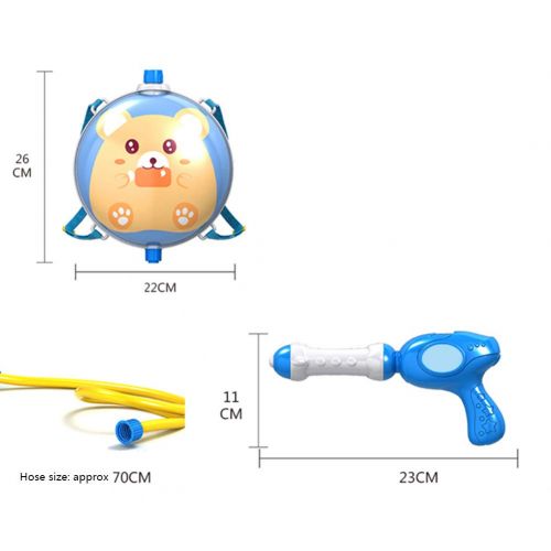  HBBenz Water Gun, Backpack Water Pistols Water Blaster Range 7-9 Meter Summer Outdoor Toys for Pool Beach Water Toys for Kids,Green