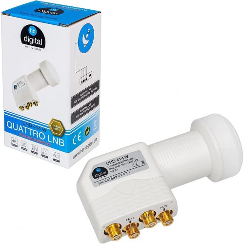  [아마존베스트]-Service-Informationen FUBA 8 TEILNEHMER DIGITAL SAT ANLAGE DAA650A + Opticum LNB 0,1dB FULL HDTV 4K + PMSE Multischalter 5/8 + 24 Vergoldete F-Stecker Gratis dazu