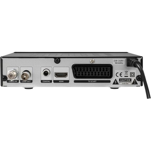 HB Digital Cable Receiver DVB C Set: Opticum HD C200 Receiver for Digital Cable TV with Recording Function PVR (HDMI, SCART, USB 2.0, Media Player) + HDMI Cable