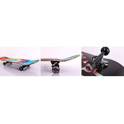  HBJP Doppel-Rocker-Roller des vierradrigen Skateboard-jugendlich Anfangers Berufseinstiegs Skateboard (Color : B)