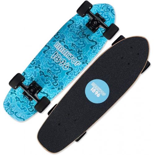  HBJP Jugendliche buersten Strasse grosses Fischbrett Roller Jungen und Madchen kleines Fischbrett Erwachsenes Skateboard mit Vier Radern Skateboard (Color : C)