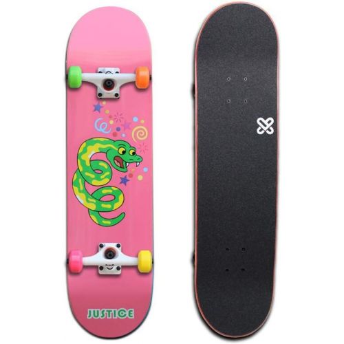  HBJP Skateboard Profi Board Double Rocker Limit Vier Runden suesse Reise Skateboard Anfanger 80 × 20 cm Skateboard (Color : C)