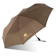 HBJP Umbrella Fully Automatic Umbrella Folding Umbrella Double Rain Umbrella Double Large Umbrella Parasol Four Colors Optional (Color : Brown)