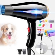 HBK2 220V/2000W Pet Grooming Table Hair Dryer/Holder/Towel/Toy Gifts Set Dog/Cat Hair Dryer Super Motor Wind Blower Large/Small Pet
