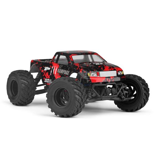  HBX 1:18 Scale All Terrain RC Car 36KM/H High Speed, 4WD Electric Vehicle,2.4 GHz Radio Controller, Included Battery and Charger,Waterproof Off-Road Truck (Red)