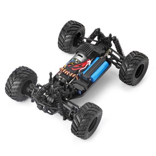  HBX 1:18 Scale All Terrain RC Car 36KM/H High Speed, 4WD Electric Vehicle,2.4 GHz Radio Controller, Included Battery and Charger,Waterproof Off-Road Truck (Red)