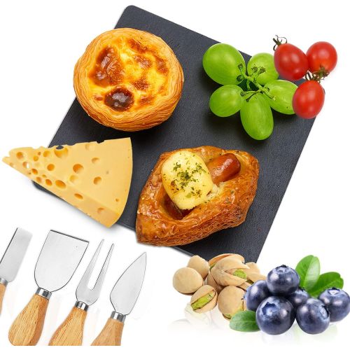  [아마존베스트]HB-life Natural Bamboo Cheese Board & Cutlery Set with Slide-Out Drawer and Knife,Charcuterie Platter & Serving Tray,House Warming Gift & Perfect Choice for Christmas Wedding Birthday Anni