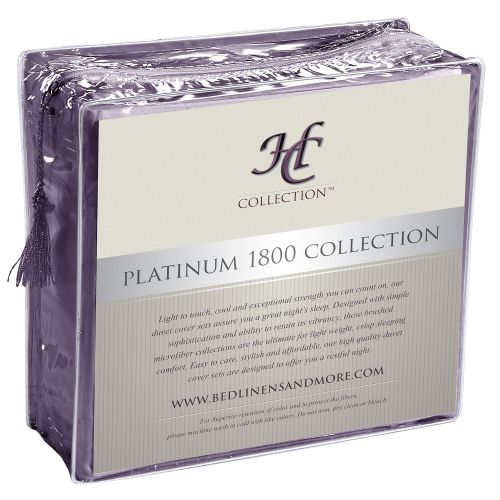  HC COLLECTION Hotel Luxury Bed Sheets Set Today! On Amazon Softest Bedding 1800 Series Platinum Collection-100%!Deep Pocket,Wrinkle & Fade Resistant (Full,Eggplant)