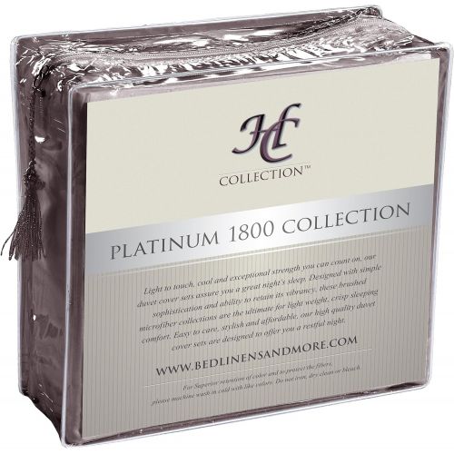  HC COLLECTION Hotel Luxury Bed Sheets Set Today! On Amazon Softest Bedding 1800 Series Platinum Collection-100%!Deep Pocket,Wrinkle & Fade Resistant (Twin, Brown)