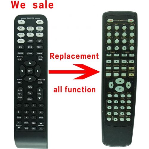  HCDZ Replacement Remote Control for Harman Kardon AVR1550 AVR11 AVR21 AVR25II AVR20II AVR10 AVR20 AVR25 AVR3250 Audio/Video Receiver
