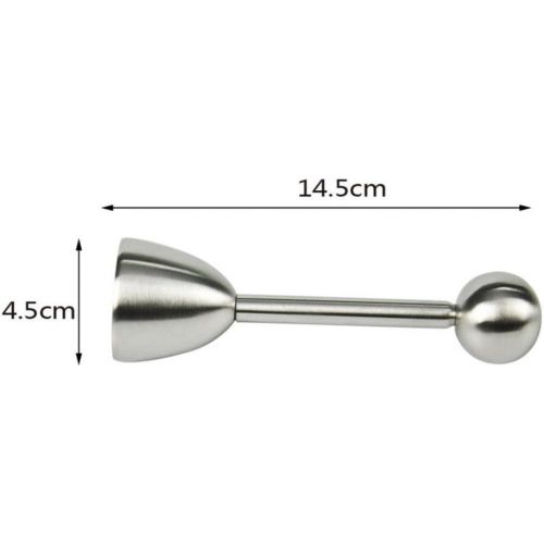  [아마존베스트]Hcfkj Stainless Steel Boiled Egg Topper Shell Top Cutter Knocker Opener Kitchen Tool