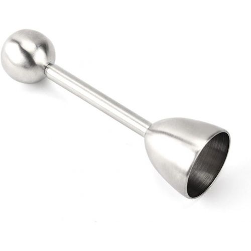  [아마존베스트]Hcfkj Stainless Steel Boiled Egg Topper Shell Top Cutter Knocker Opener Kitchen Tool